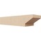 Ekena Millwork 6in. W x 4in. H x 20in. L Clemmons Woodgrain TimberThane Rafter Tail, Primed Tan RFTUR06X04X20CLERCPR - alternate 1